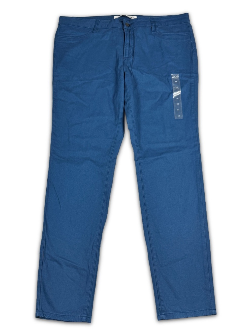 Joe Fresh Jeans Slim‎ Fit Womens 14 Dark Blue Pants with Pockets Stretch New